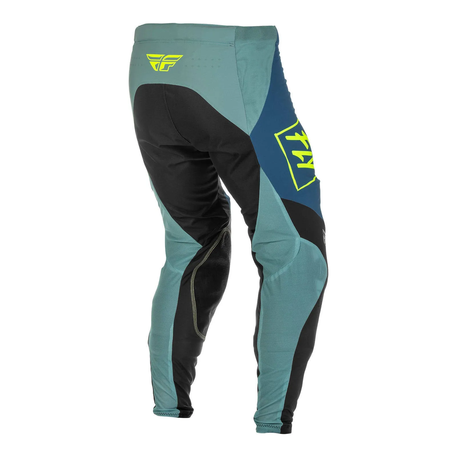 Fly Racing 2022 Lite Hydrogen Pant - Grey / Teal / Hi-Vis