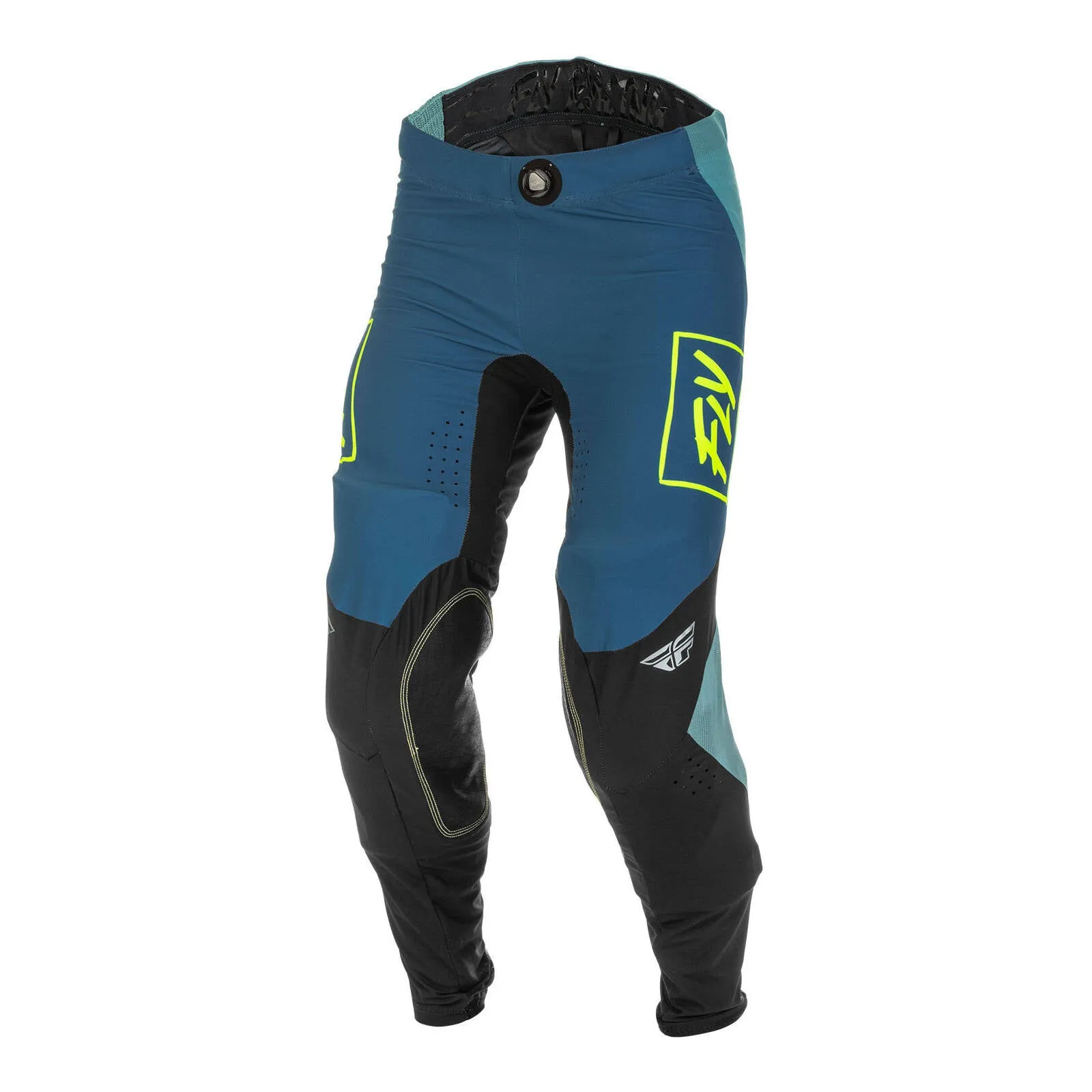 Fly Racing 2022 Lite Hydrogen Pant - Grey / Teal / Hi-Vis