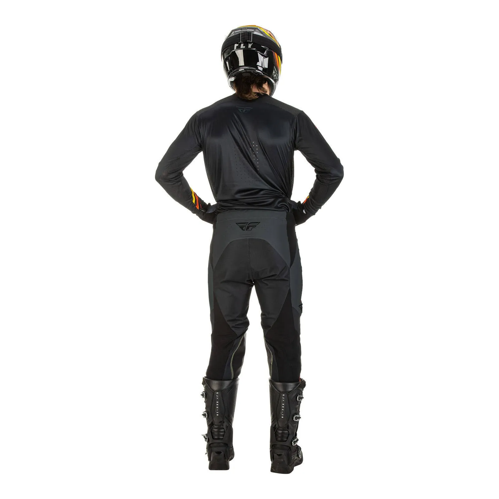 Fly Racing 2022 Lite Hydrogen Special Edition Speeder Pant - Metal / Red / Yello
