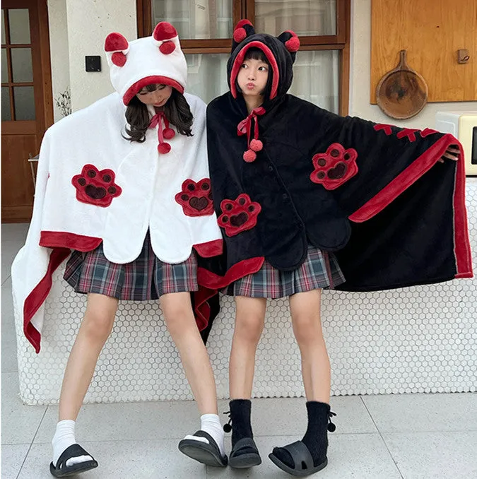 Fox Cape Shawl Z023