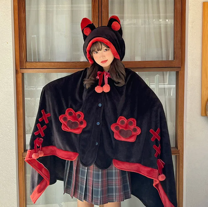 Fox Cape Shawl Z023