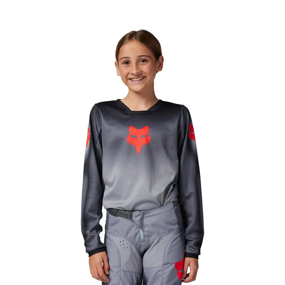 FOX YOUTH 180 INTERFERE JERSEY [GREY/RED]