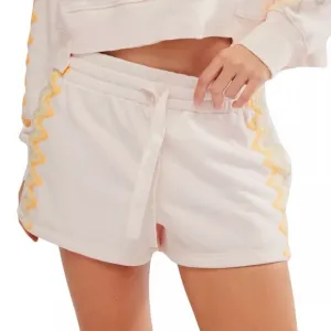 FP Movement Feeling Wavy Shorts Bleached Clay Combo Women’s M NWT Excellent
