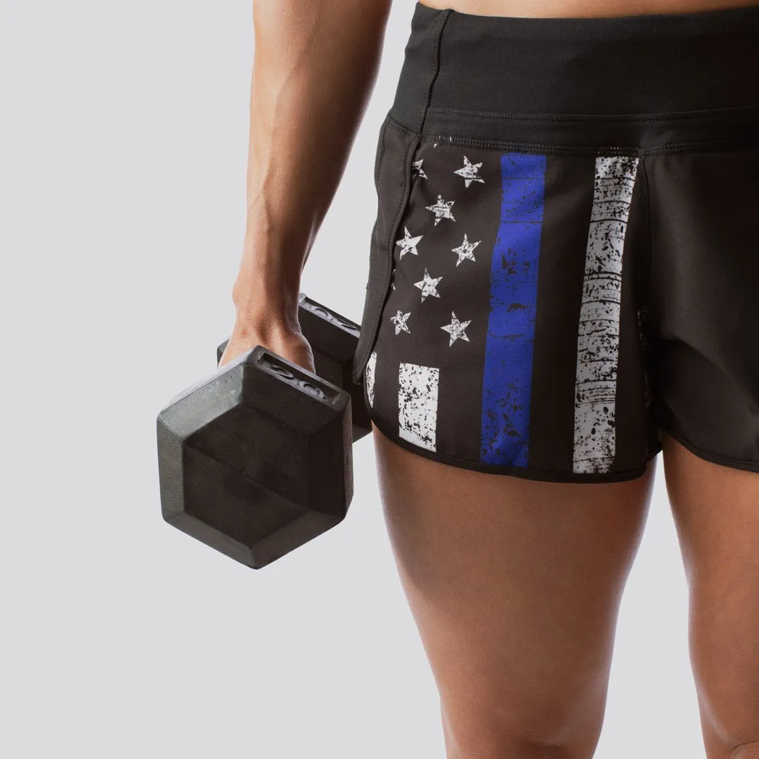Free Flow Short (Thin Blue Line)