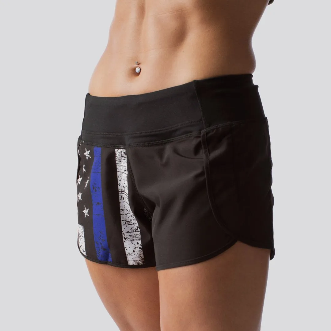 Free Flow Short (Thin Blue Line)