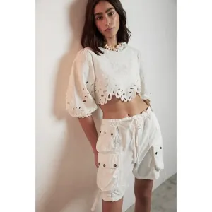 Free People $98 Moon Bay Parachute Shorts NEW