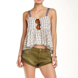 🌾Free people army shorts 🌾