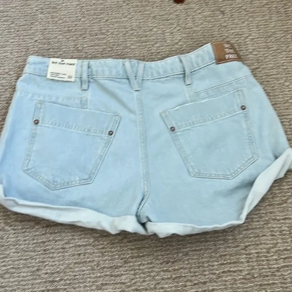Free people beginners luck slouch shorts NWOT