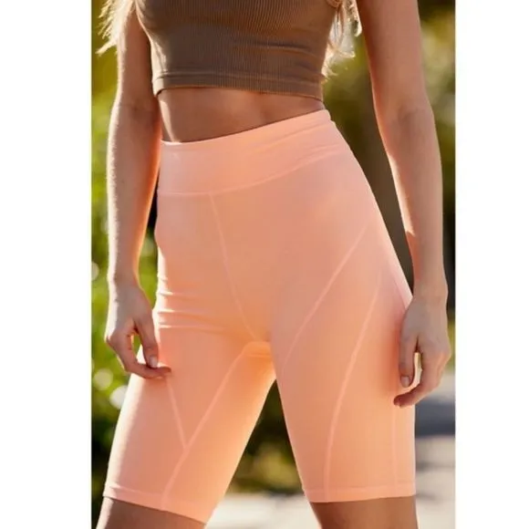 FREE PEOPLE BIKER BABY SHORT