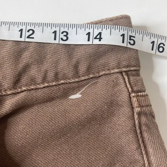 Free People Brown Denim Shorts 27
