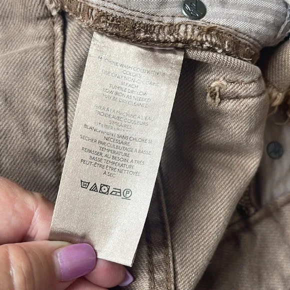 Free People Brown Denim Shorts 27