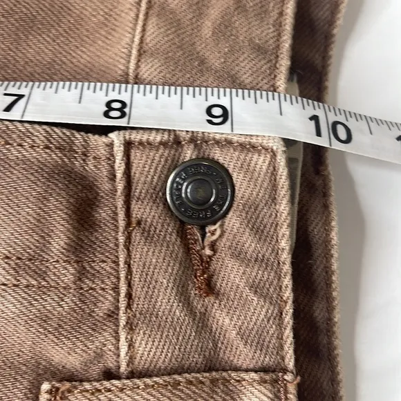 Free People Brown Denim Shorts 27