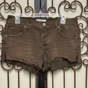 Free people brown denim shorts
