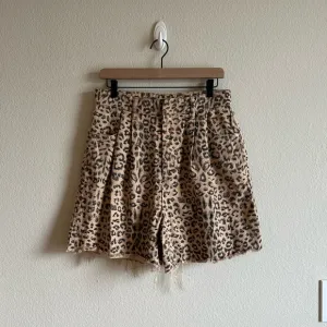 Free People Cheetah Print High Rise Shorts