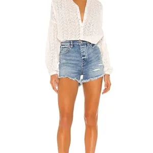 Free People Curvy Vintage High Rise Shorts Size 30