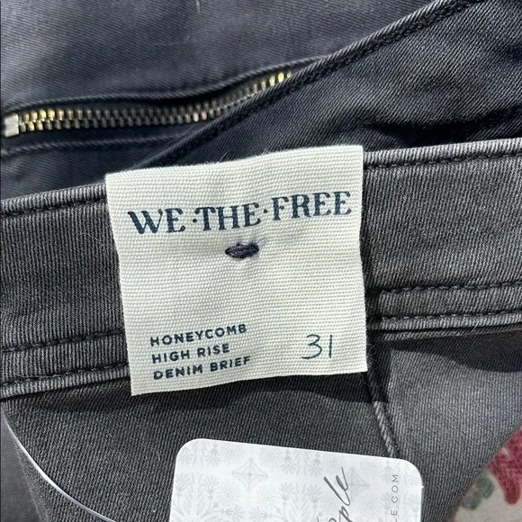 Free People Denim Micro Shorts