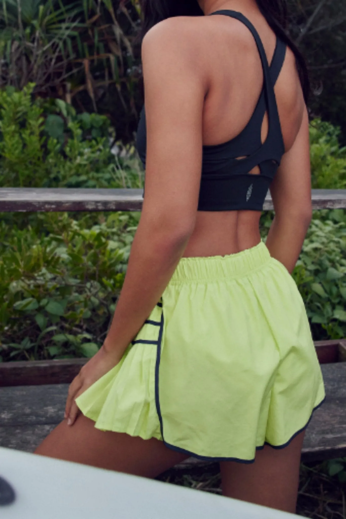 Free People: Easy Tiger Short in Keylime Combo