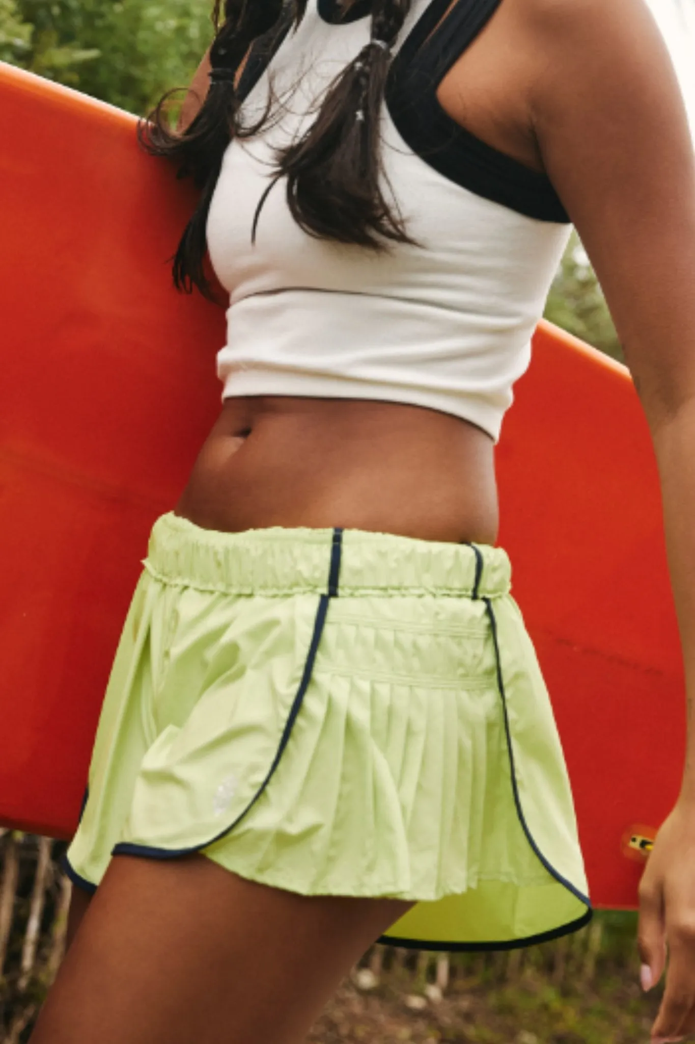 Free People: Easy Tiger Short in Keylime Combo