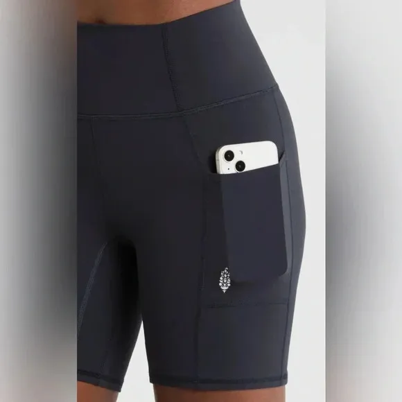 Free People FP Movement Never Better Pocket Bike Shorts Size Small