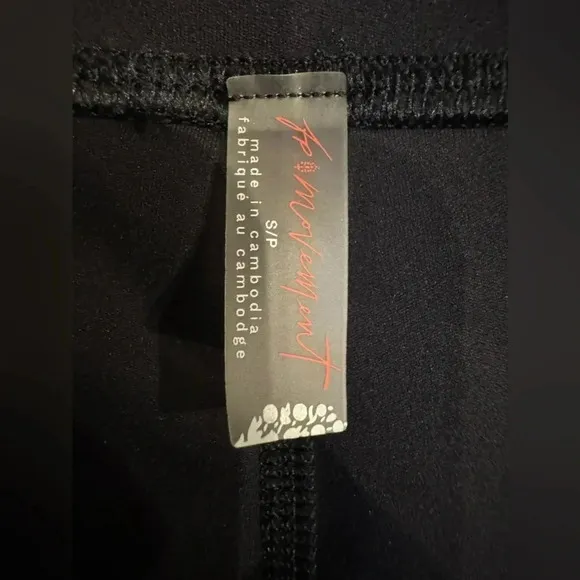Free People FP Movement Never Better Pocket Bike Shorts Size Small