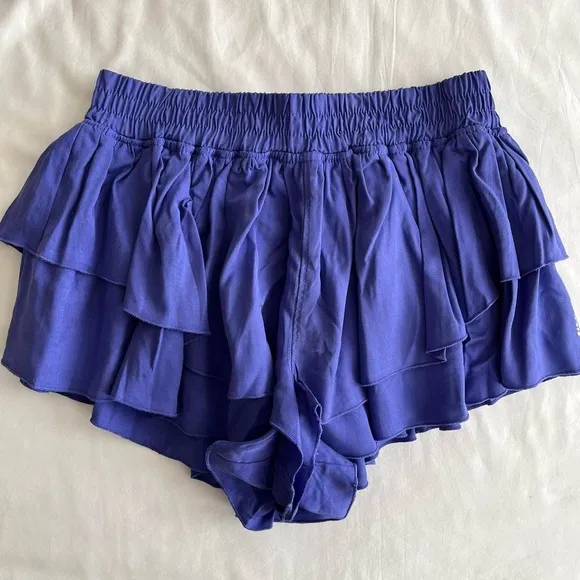 Free People FP Movement Ruffle Shorts | Active Shorts