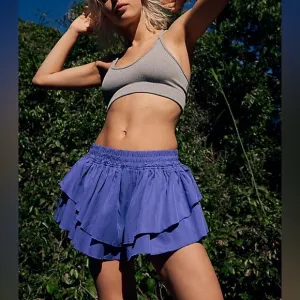 Free People FP Movement Ruffle Shorts | Active Shorts