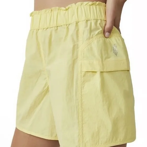 Free People, FP Movement Women's In The Wild Shorts Yellow S
