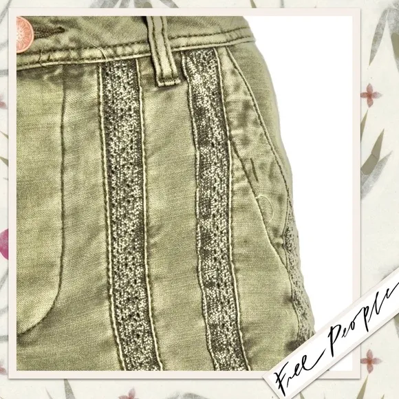 Free People Great Expectations Short in Moss