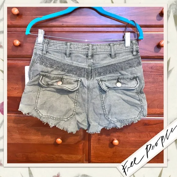 Free People Great Expectations Short in Moss