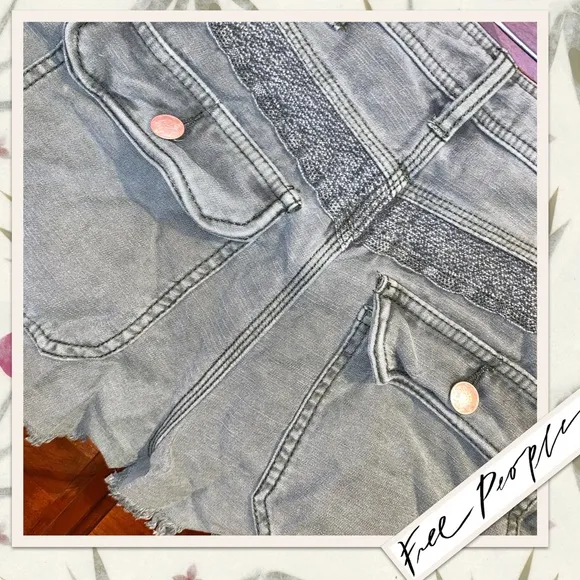 Free People Great Expectations Short in Moss