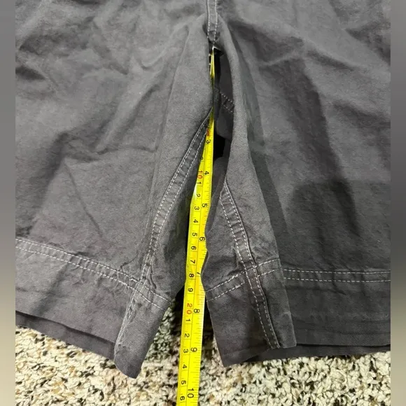 Free People Grey Cotton High Rise Shorts Size 10