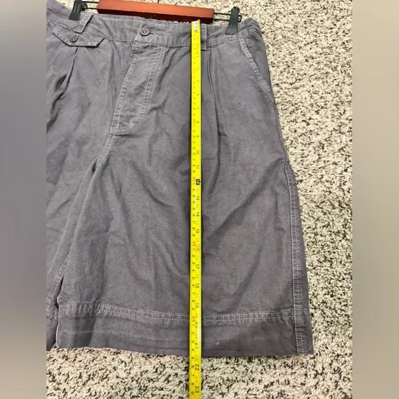 Free People Grey Cotton High Rise Shorts Size 10