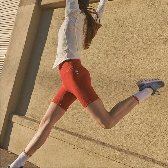 Free People Happiness Runs Bike Shorts