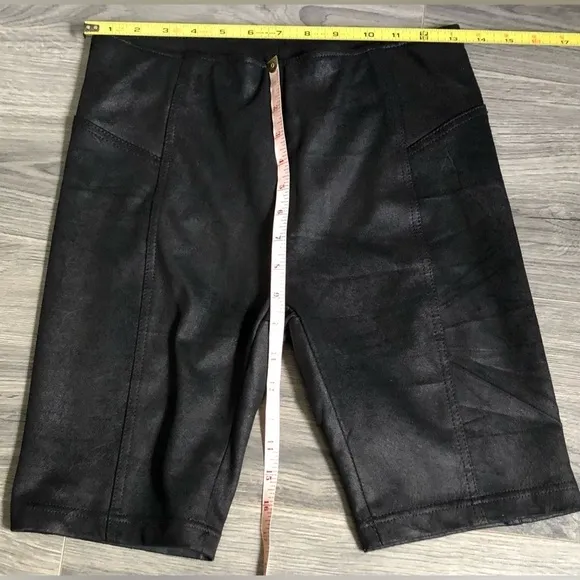 Free People Heatwave Faux Suede Biker Shorts