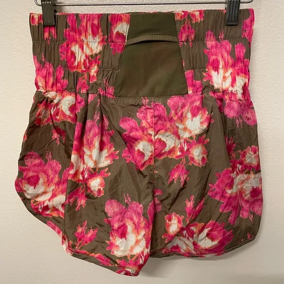 Free People High-Waist Shorts XS Military Rose Combo New Never Worn 💖