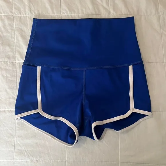 FREE PEOPLE Island Time Shorts in   Bright Blue NWOT $48