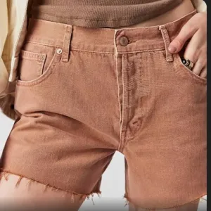 Free People Ivy Mid-Rise Shorts 25 SAND COLOR