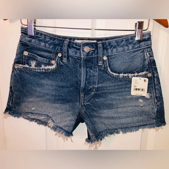Free People Jean Shorts