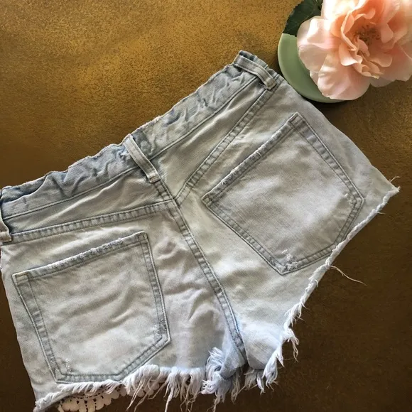 Free People Jean Shorts