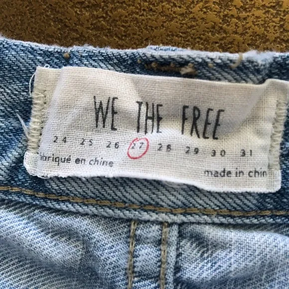 Free People Jean Shorts