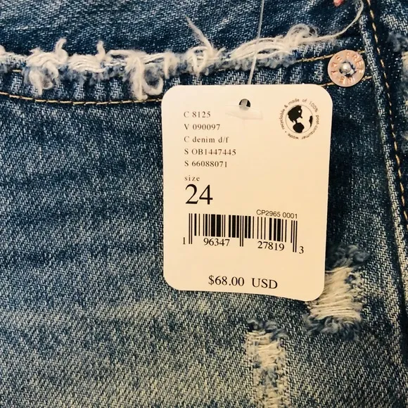 Free People Jean Shorts