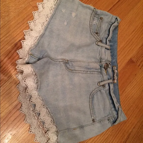 Free people lace shorts