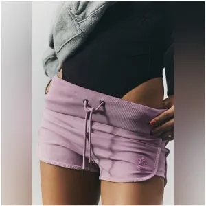 FREE PEOPLE Limitless Foldable Shorts in Faded Mauve NWOT $48