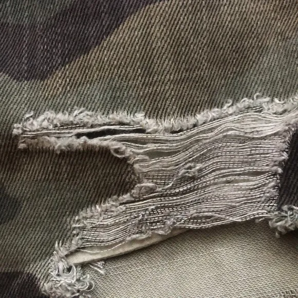 Free People Loving Good Vibrations Camo Shorts