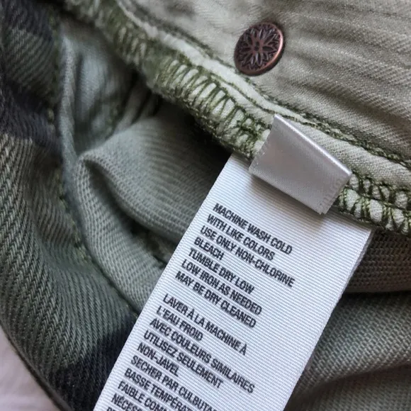 Free People Loving Good Vibrations Camo Shorts
