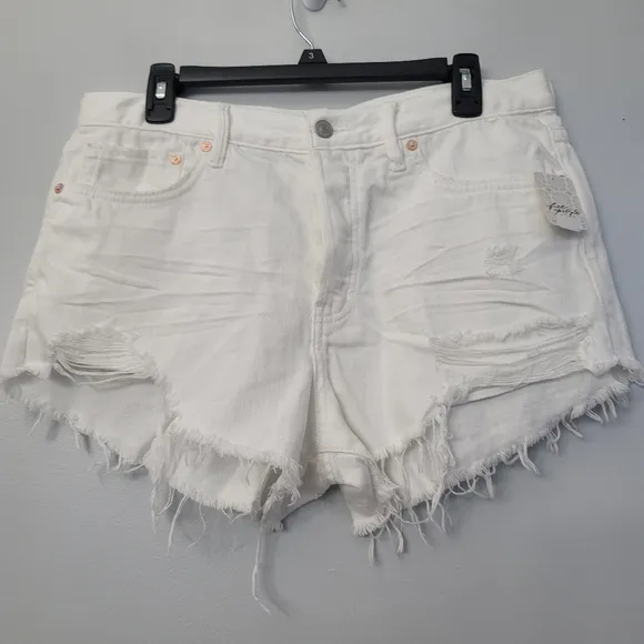Free People Loving Good Vibrations Cut offs Shorts
