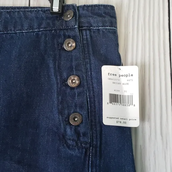 Free people lumineer sailor Jean short