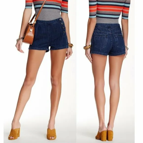Free people lumineer sailor Jean short