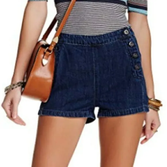 Free people lumineer sailor Jean short