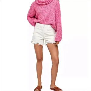 Free People Makai Ripped Cutoff Denim Shorts